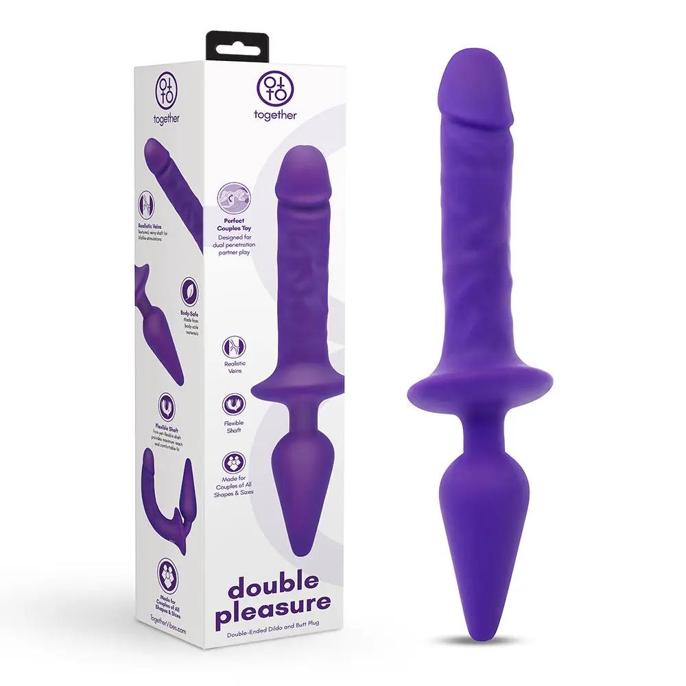 Together Couples Double Pleasure Purple by Together Toy