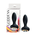 Goddess Diamond Vibrating Plug Black by Nasstoys