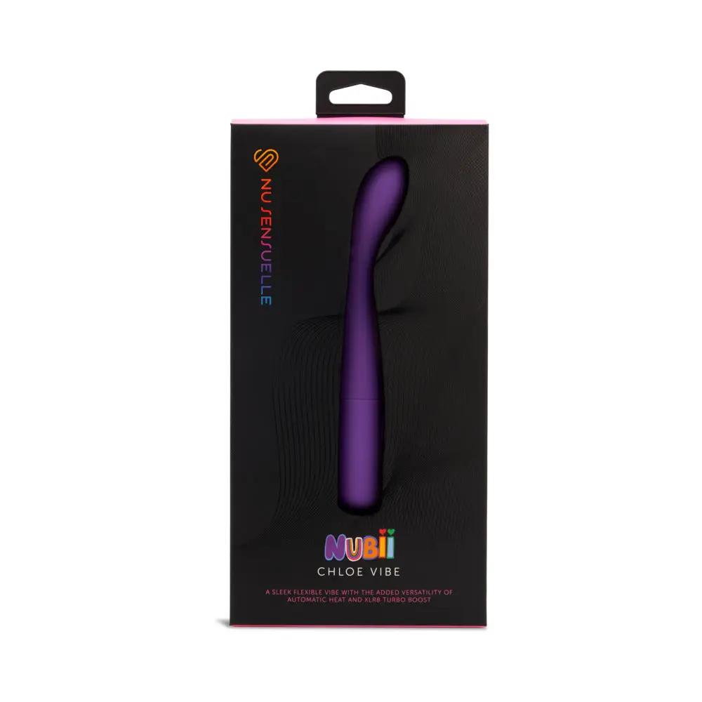 Nu Sensuelle Chloe Nubii Warming Slim G with Turbo Boost and Heat Purple by Nu Sensuelle