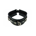 Rouge Leather Padded Collar Black by Rouge Garments