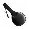 Rouge Leather Padded Ping Pong Paddle Black with Black Accessories by Rouge Garments