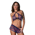 Magic Silk Hazy Dayz Halter Top & Hot Short Set Gummy Bears L/XL by Magic Silk