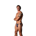 Male Power Pack & Play Jock with Front Condom Pouch Rainbow L/XL by Male Power