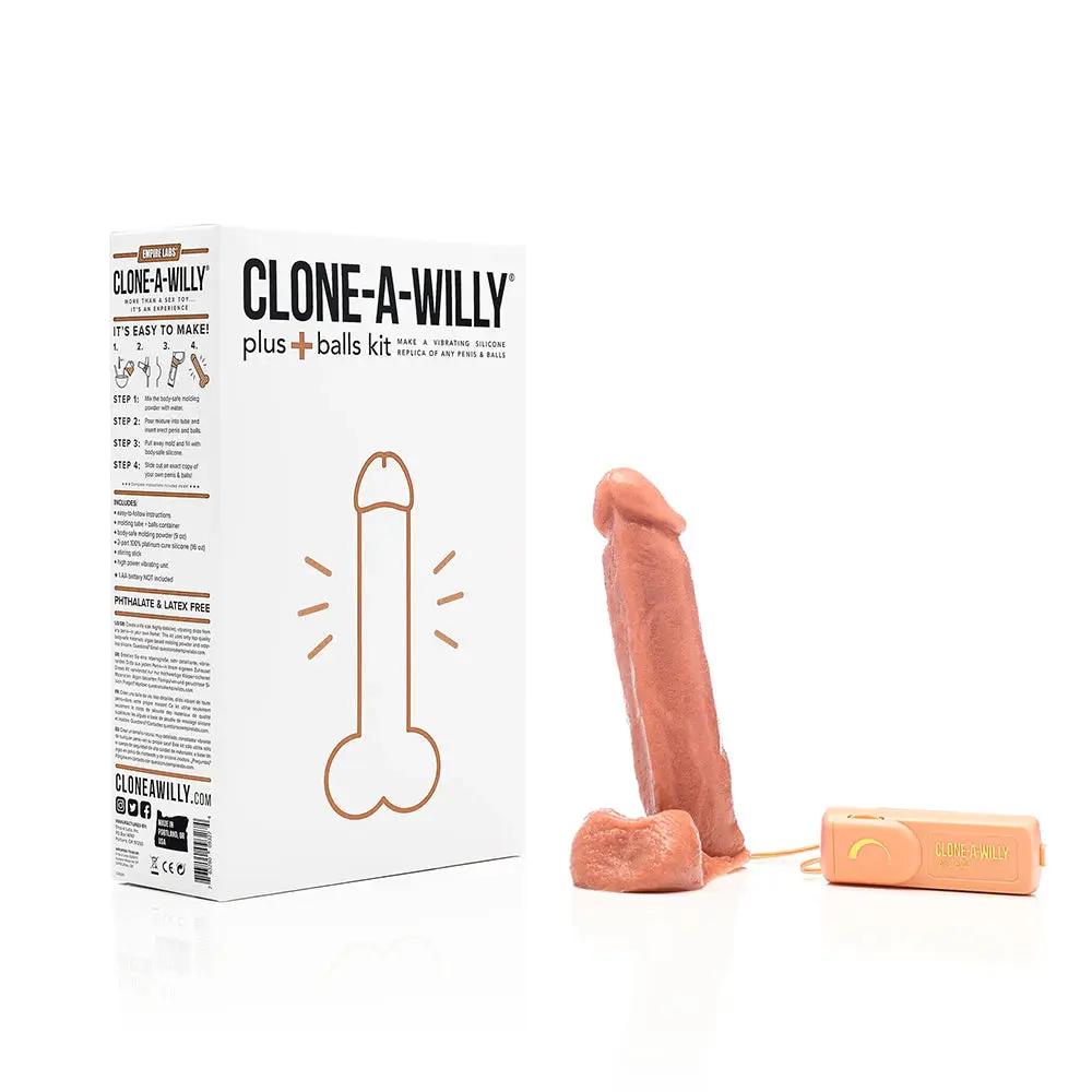 Clone-A-Willy Plus with Balls Medium Skin Tone by Clone-A-Willy