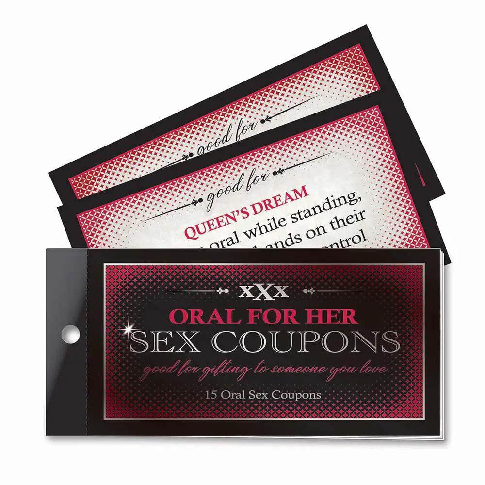 Oral Adventures For Her Sex Coupons by Little Genie