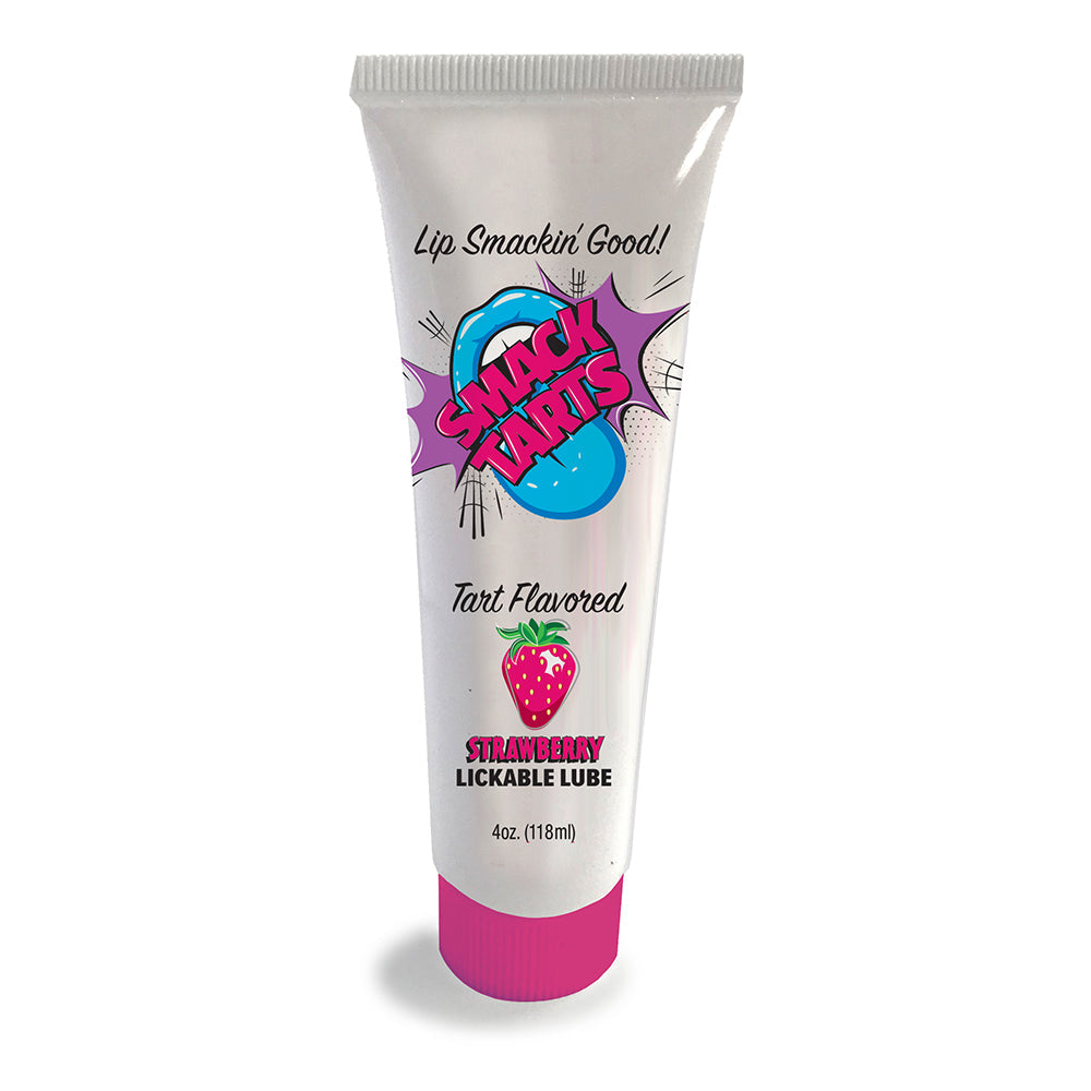 Smack Tarts Lickable Sour Strawberry Lube 4 oz. by Little Genie