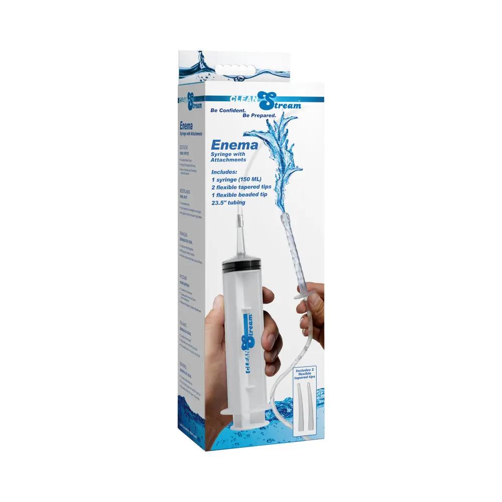 CleanStream Enema Syringe with Attachments by XR Brands