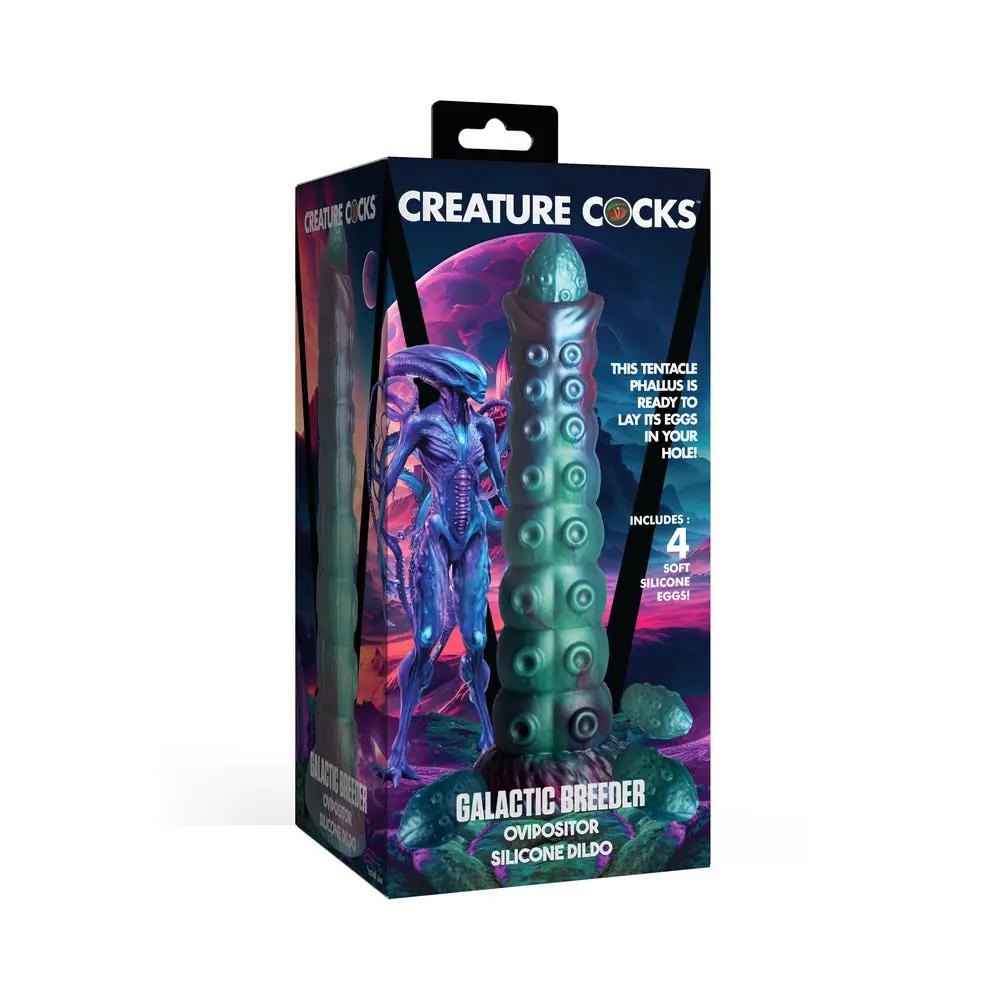 Creature Cocks Galactic Breeder Ovipositor Silicone Dildo by XR Brands
