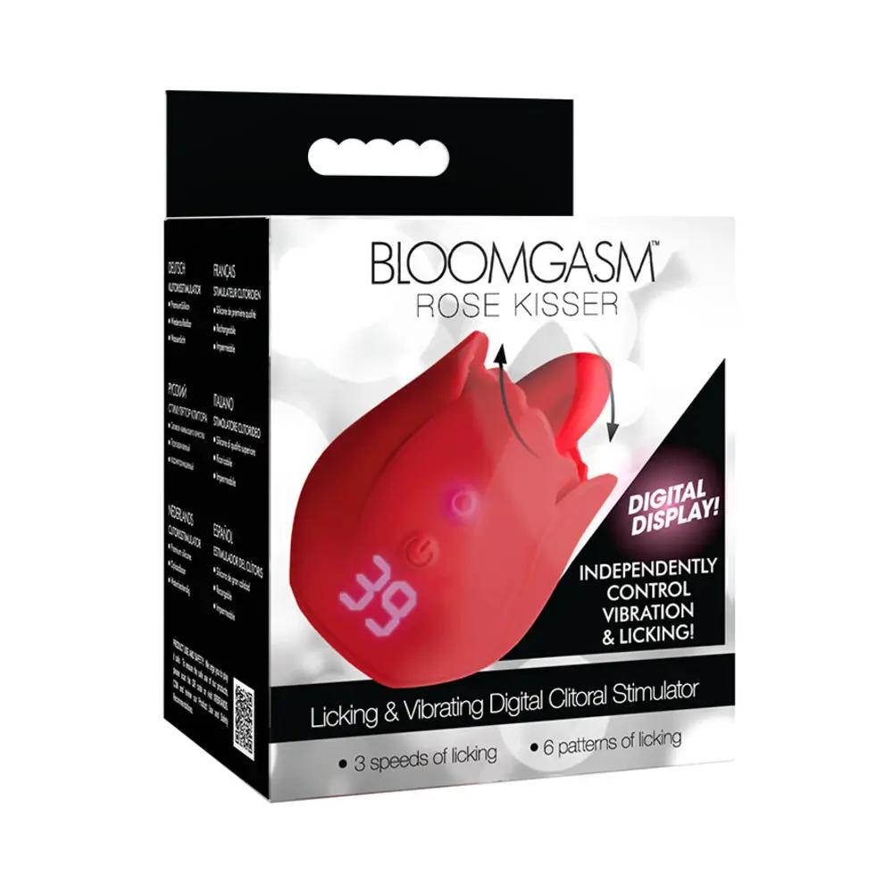 Bloomgasm Rose Kisser Licking & Vibrating Digital Clitoral Stimulator by XR Brands
