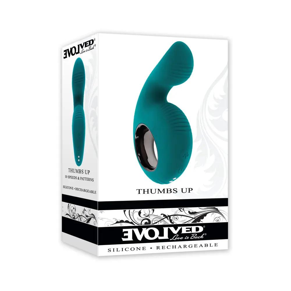 Evolved Thumbs Up Rechargeable Teal by Evolved