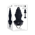 Gender X Echo Rechargeable Vibrating Sheathed Silicone Black by Gender X