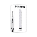 Playboy In A Twist Rechargeable Glass Vibrator White by Playboy