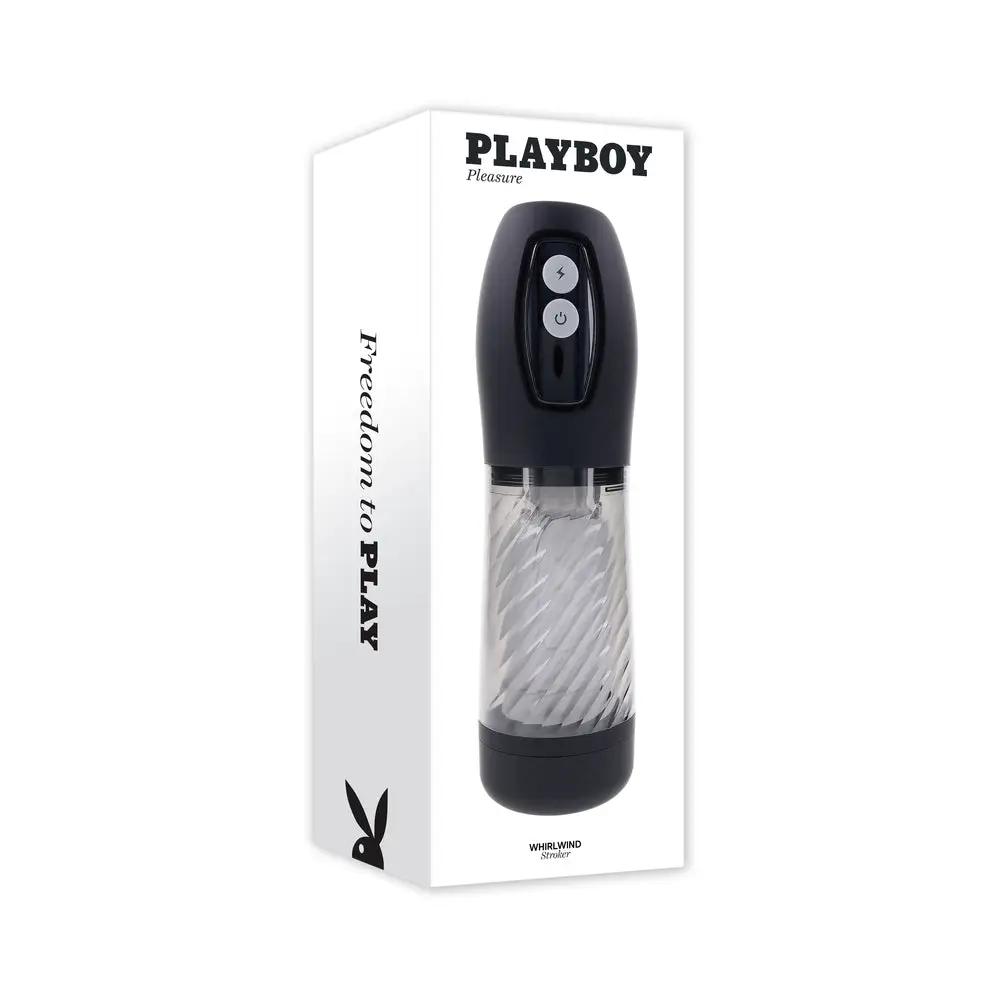 Playboy Whirlwind Rechargeable Thrusting and Spinning Stroker by Playboy