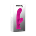 Selopa Next Wave Rechargeable Vibrating Dual Stimulator Silicone Pink by Selopa