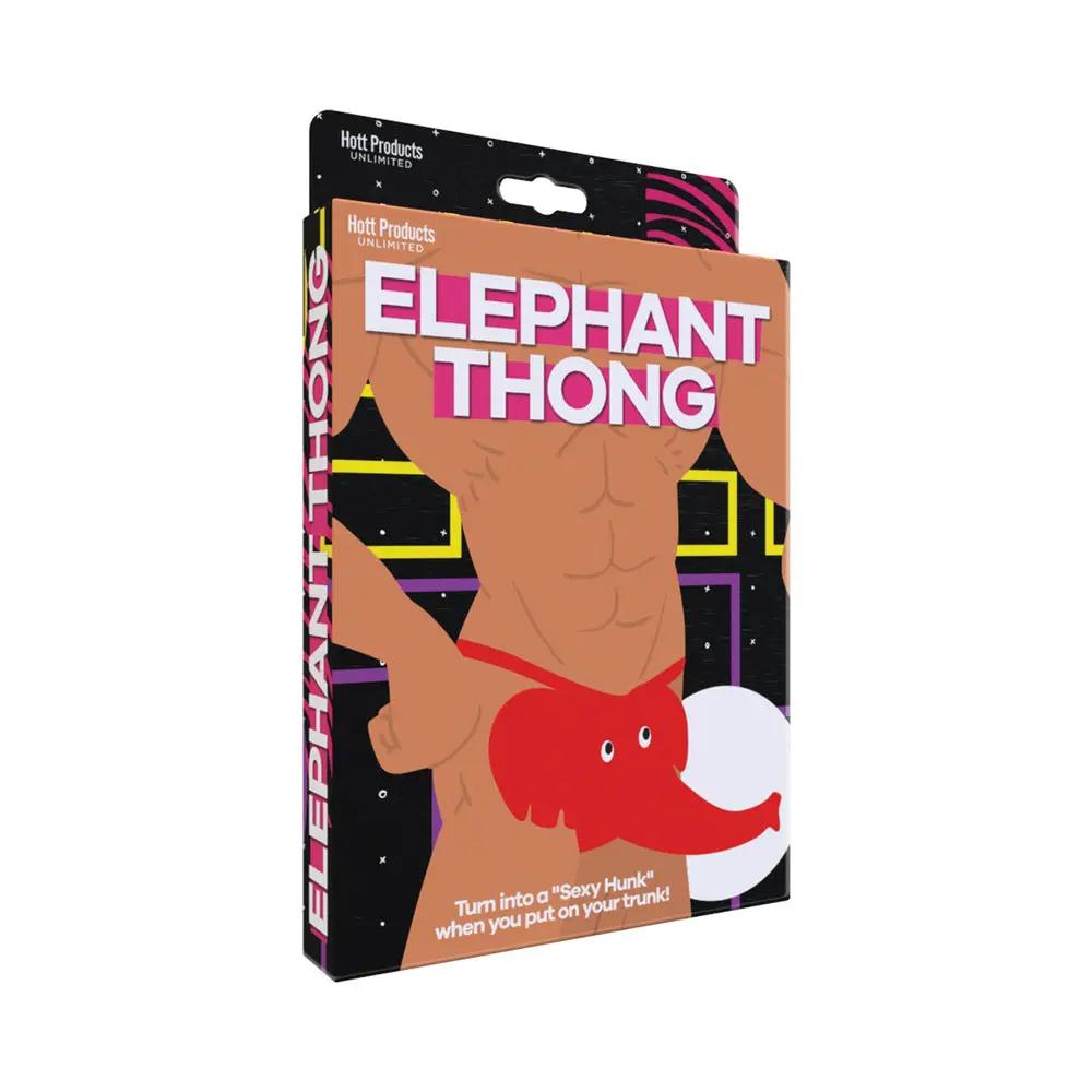 Elephant Thong Red O/S by Hott Products