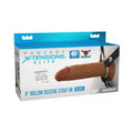 Fantasy X-Tensions Elite Hollow Silicone Strap-On 6 in. Brown by Pipedream