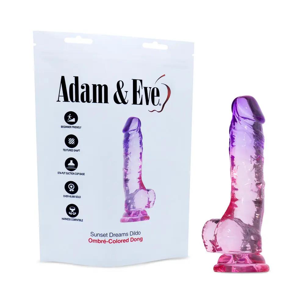 Adam & Eve Sunset Dreams Realistic Dildo 7.5 in. by Adam & Eve