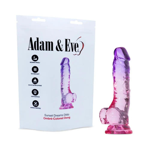 Adam & Eve Sunset Dreams Realistic Dildo 7.5 in. by Adam & Eve