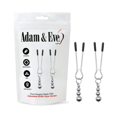 Adam & Eve Eve's Naughty Nipple Clips by Adam & Eve
