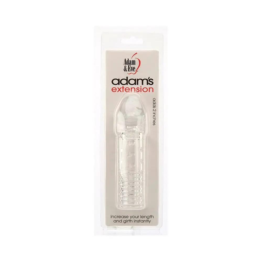 Adam & Eve Adam's Extension 2 in. Penis Extender Clear by Adam & Eve