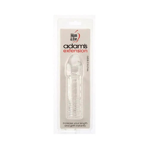 Adam & Eve Adam's Extension 2 in. Penis Extender Clear by Adam & Eve
