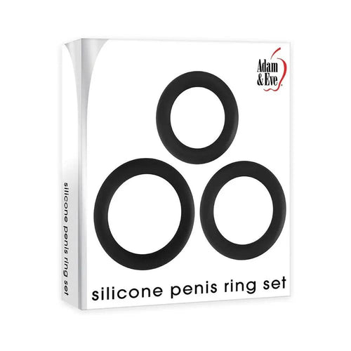 Adam & Eve Silicone Penis Ring Set by Adam & Eve