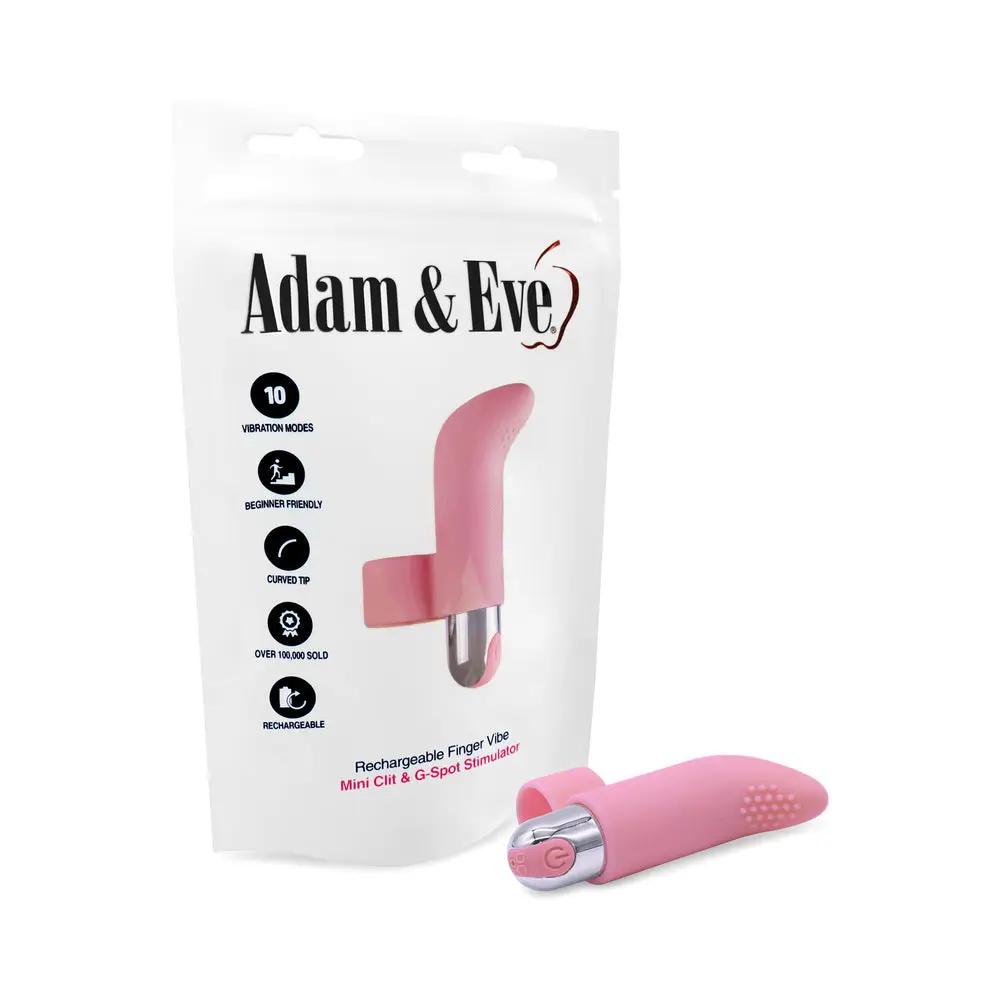 Adam & Eve Silicone Rechargeable Finger Vibe by Adam & Eve