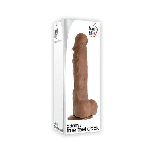 Adam & Eve Adam's True Feel Brown 7 Inch Dildo by Adam & Eve