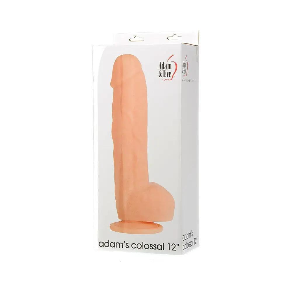 Adam & Eve Adam's Colossal 12 in. Dildo Beige by Adam & Eve