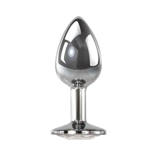 Adam & Eve Clear Gem Anal Plug Medium by Adam & Eve
