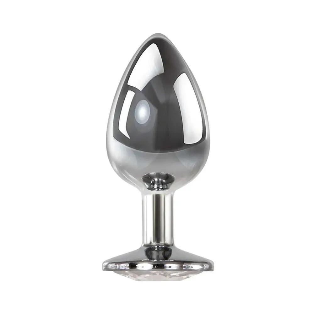 Adam & Eve Clear Gem Anal Plug Large by Adam & Eve