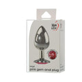 Adam & Eve Pink Gem Anal Plug Large by Adam & Eve
