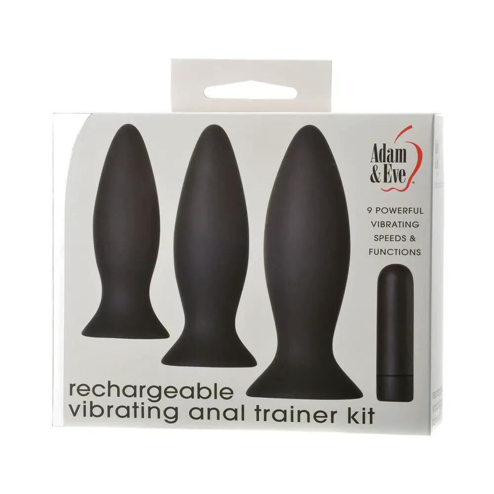 Adam & Eve Rechargeable Vibrating Anal Plug Trainer Kit by Adam & Eve