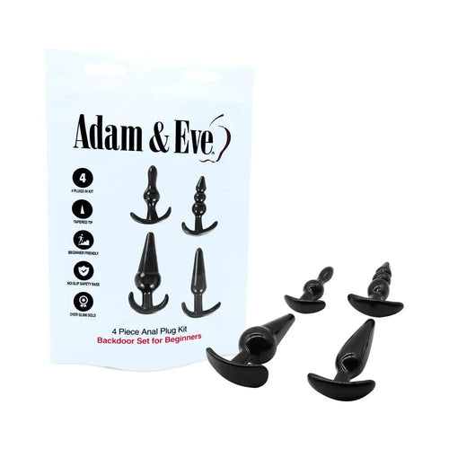 Adam & Eve 4-Piece Anal Plug Kit by Adam & Eve