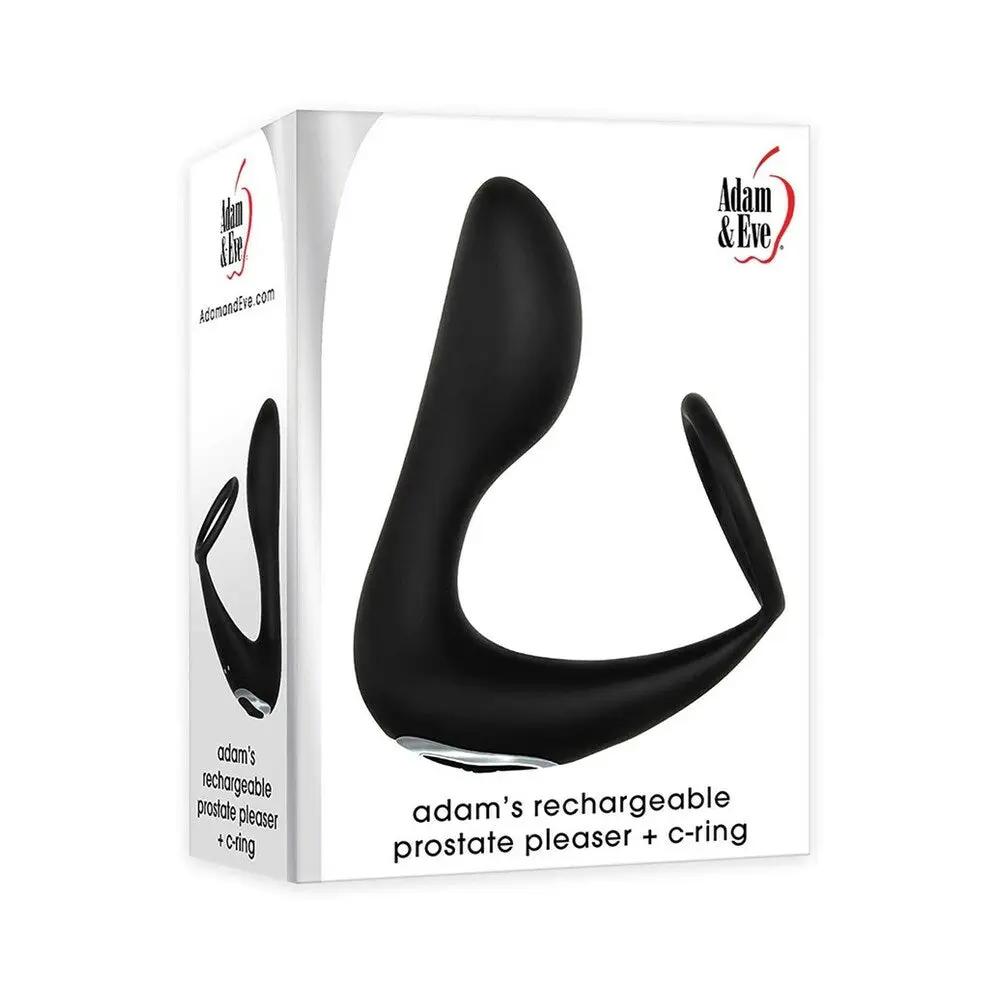 Adam & Eve Adam's Rechargeable Prostate Pleaser + C-Ring by Adam & Eve