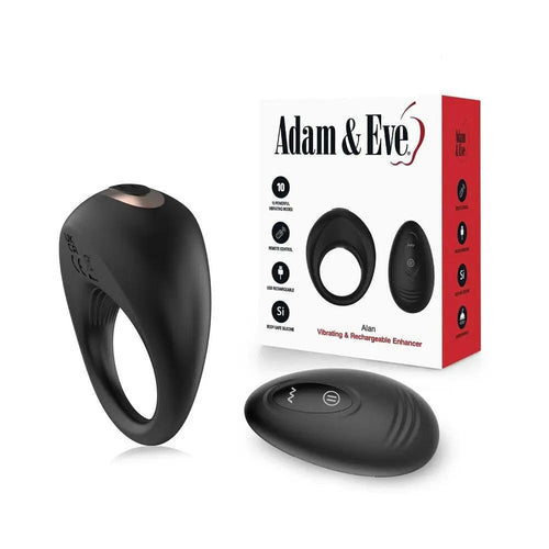 Adam & Eve Alan Vibrating Rechargeable Enhancer by Adam & Eve