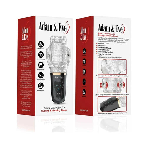 Adam & Eve Adam's Gawk Gawk 2.0 Sucking & Vibrating Sleeve by Adam & Eve