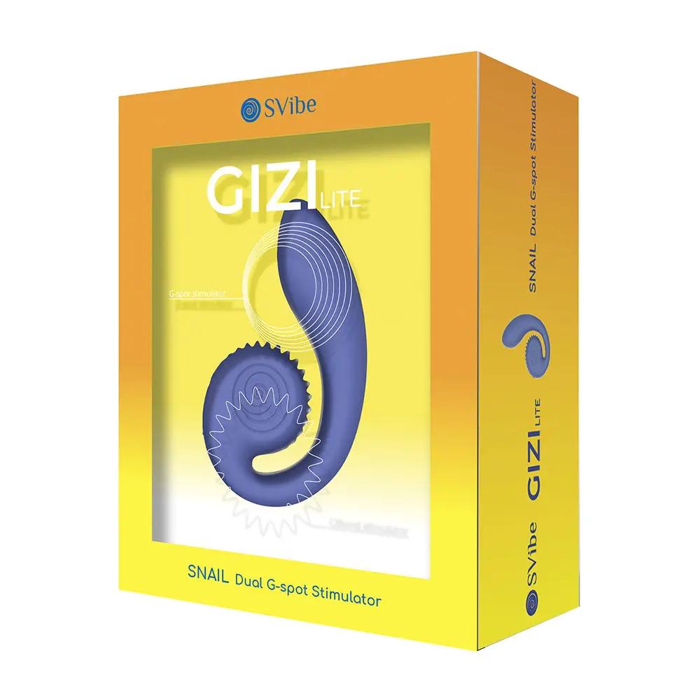 SVibe Snail Gizi Lite Vibrator Juicy Blueberry by SVibe