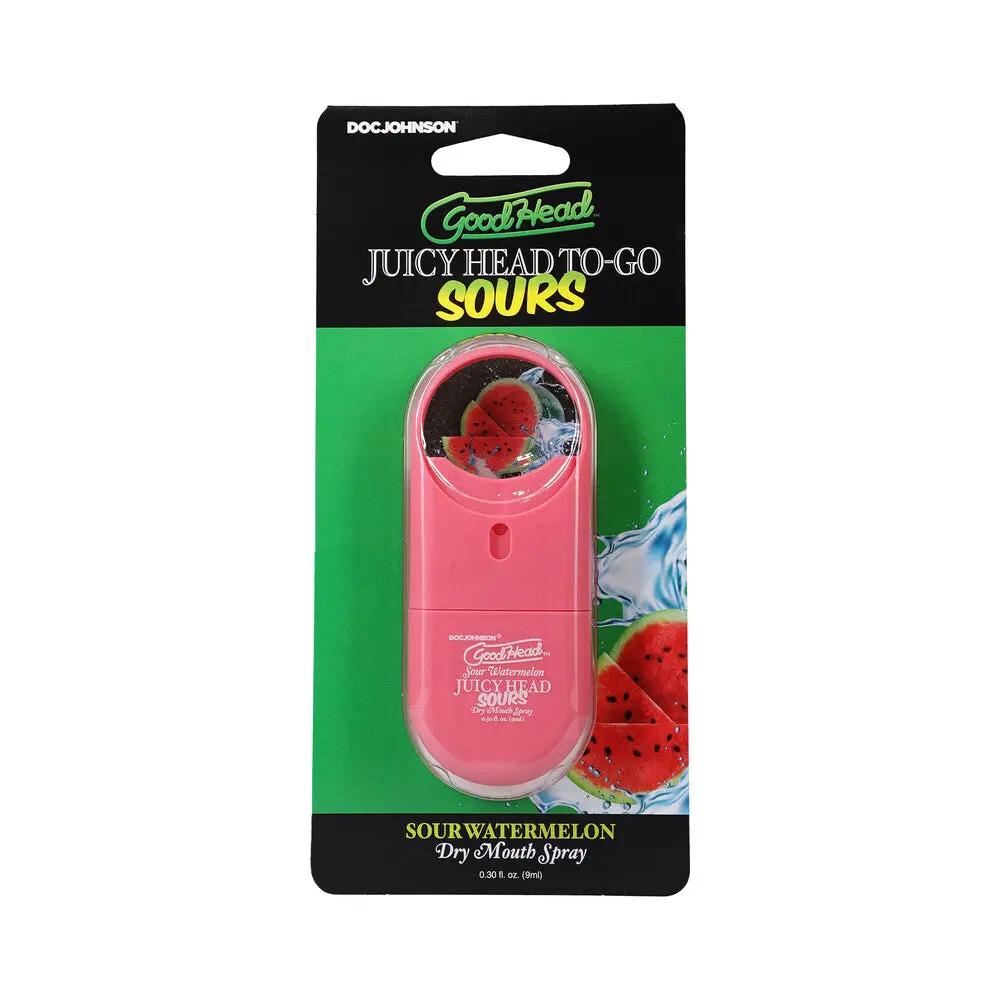 GoodHead Juicy Head Dry Mouth Spray To-Go Sour Watermelon 0.3 oz. by Doc Johnson