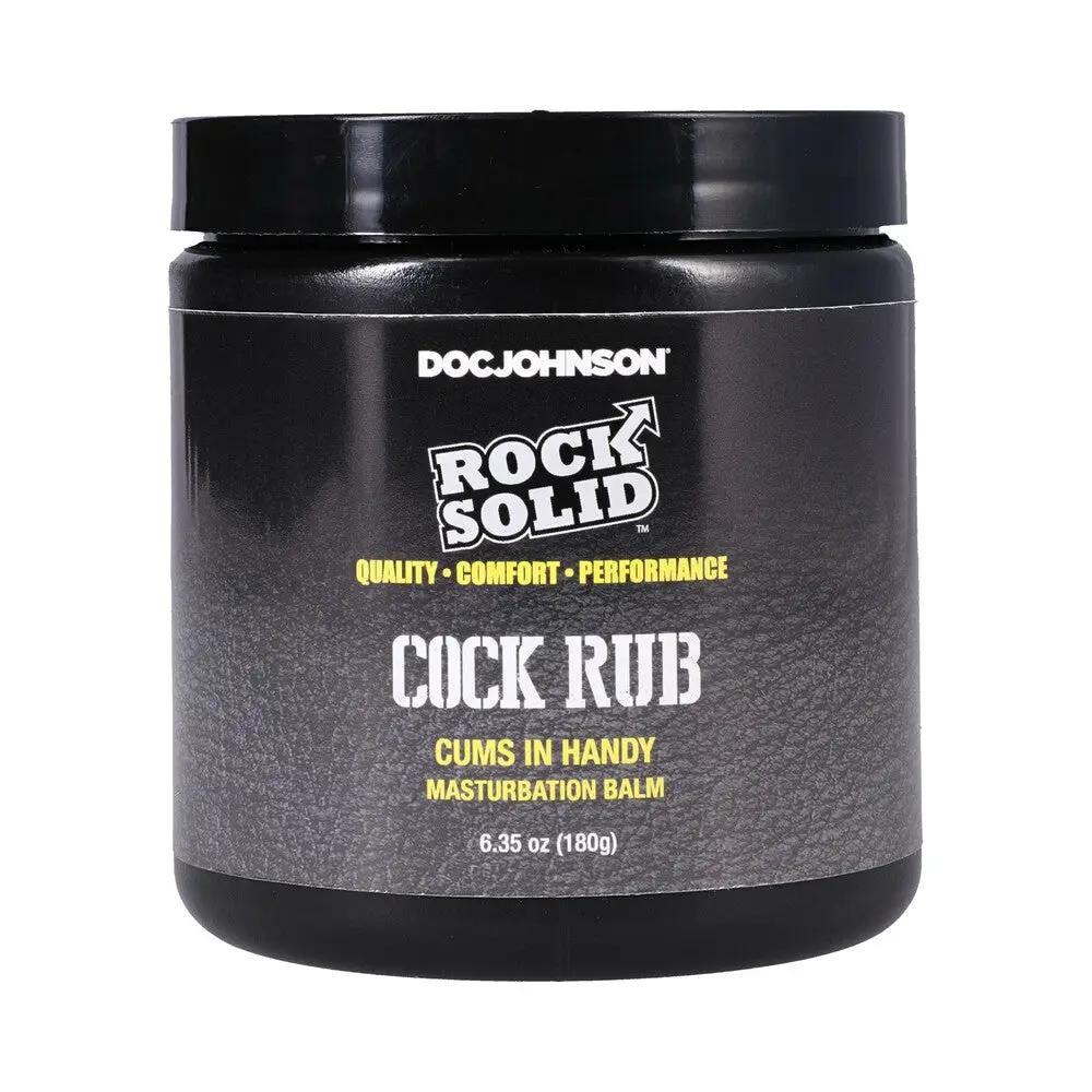 Rock Solid Cock Rub Cums In Handy Masturbation Balm 6.35 oz. by Rock Solid