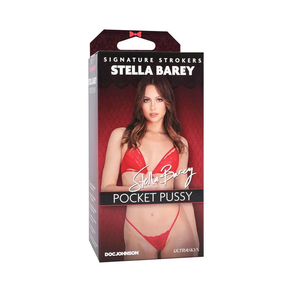 Signature Strokers Stella Barey ULTRASKYN Pocket Pussy Vanilla by Doc Johnson