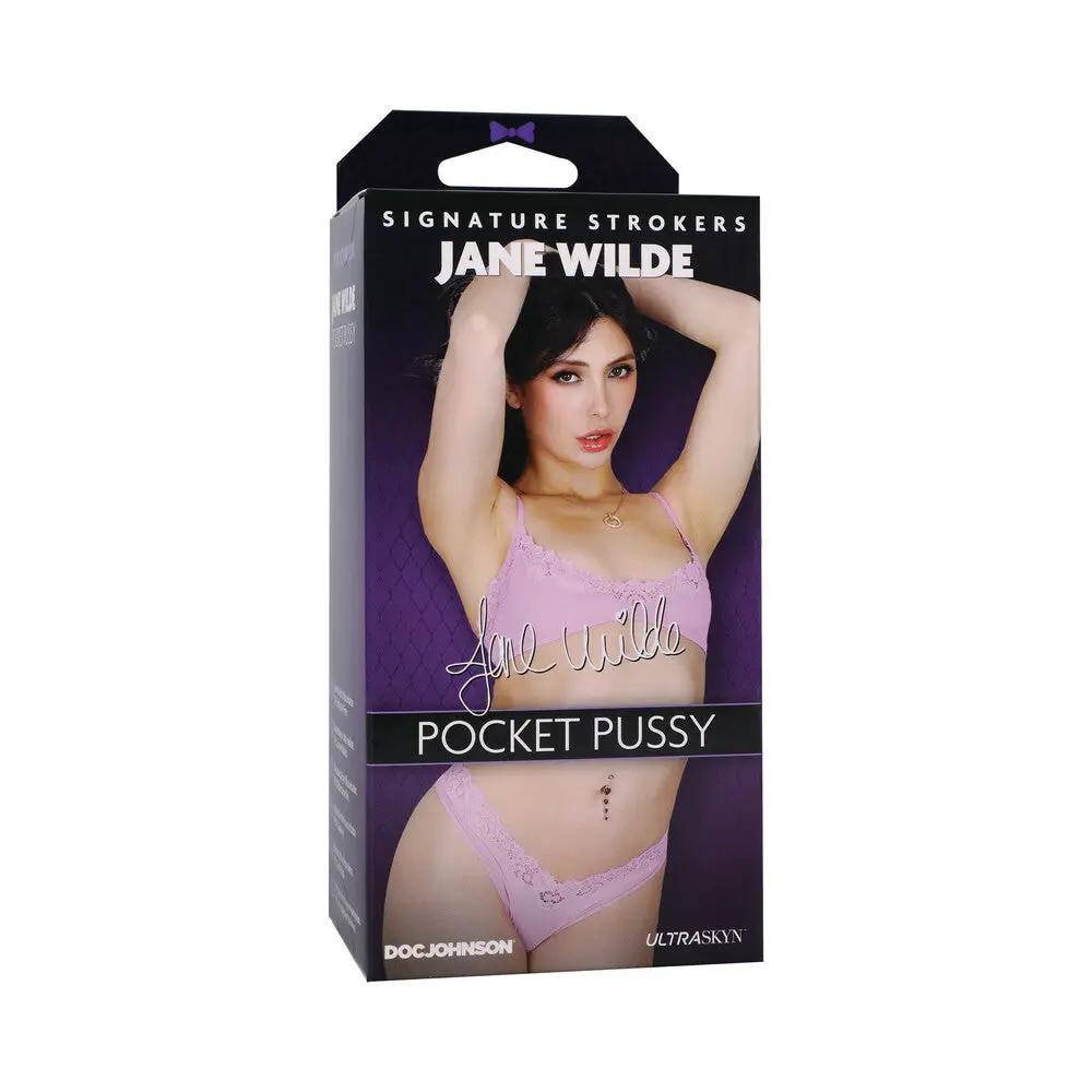 Signature Strokers Jane Wilde ULTRASKYN Pocket Pussy Vanilla by Doc Johnson