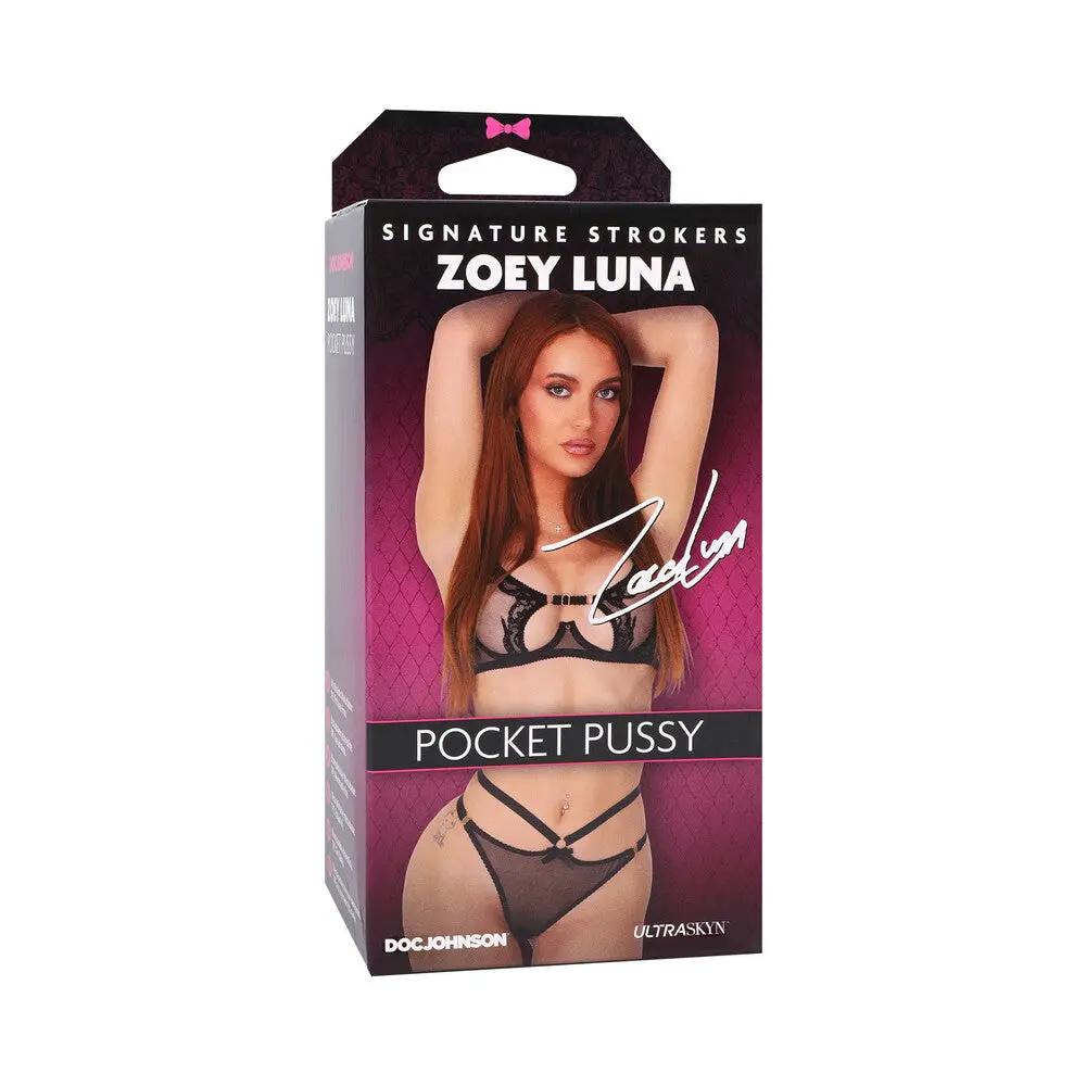 Signature Strokers Zoey Luna ULTRASKYN Pocket Pussy Vanilla by Doc Johnson