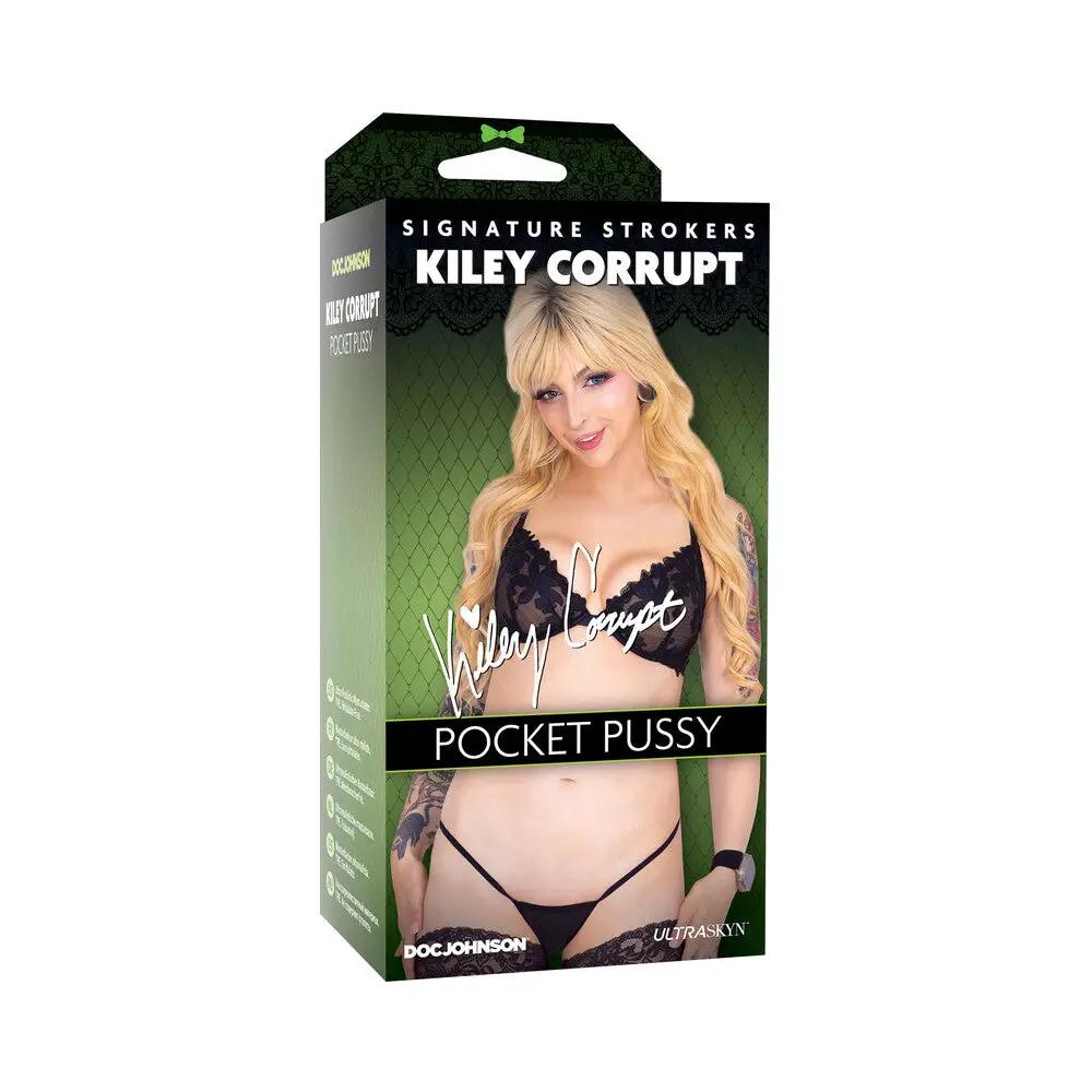 Signature Strokers Kiley Corrupt ULTRASKYN Pocket Pussy Vanilla by Doc Johnson