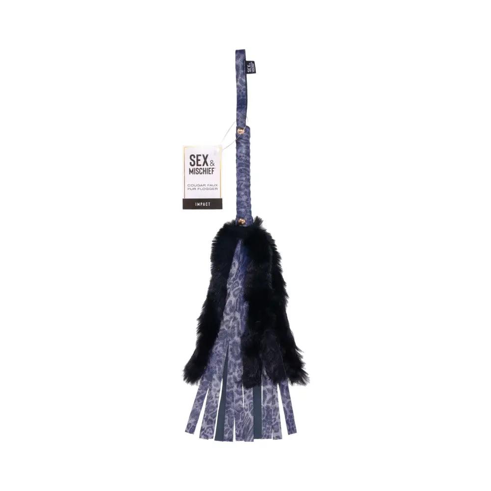 Sportsheets Sex & Mischief Cougar Faux Fur Flogger by Sportsheets