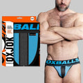 Oxballs Oxjok Airmesh Swagger Slider-Strap Jock Sky Blue L by Oxballs