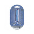 Ouch! Smooth Silicone Oblong Anal Plug 4.6 in. Metallic Blue by Shots