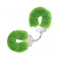Ouch! Heavy-Duty Fluffy Handcuffs Green by Shots