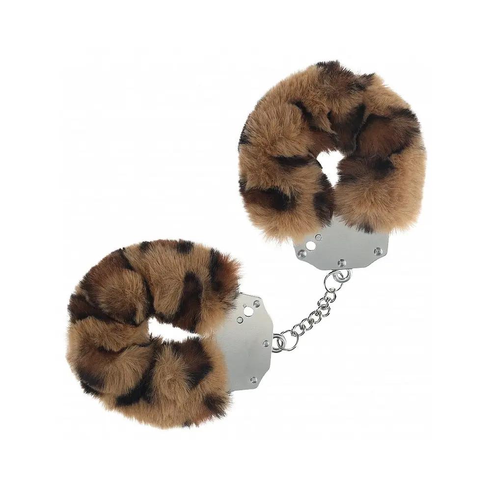 Ouch! Heavy-Duty Fluffy Handcuffs Leopard by Shots