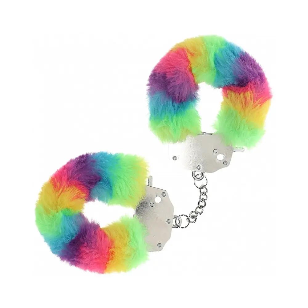 Ouch! Heavy-Duty Fluffy Handcuffs Multicolor 1 by Shots